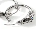 John Hardy Naga sterling-silver hoop earrings