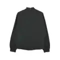 Yohji Yamamoto collarless shirt jacket - Black
