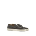Emporio Armani Crust leather lace-up shoes - Black