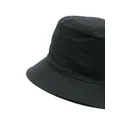 Stone Island Compass-motif cotton bucket hat - Black