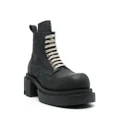 Rick Owens Low Army Bogun 80mm leather boots - Black