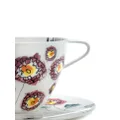 Serax x Marni Midnight Flowers cappuccino cup and saucer (set of 2) - White