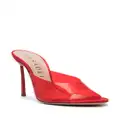 Casadei Blade 100mm mules - Red
