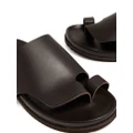 Ancient Greek Sandals round-toe leather sandals - Brown