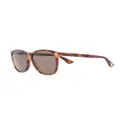 Gucci Eyewear oversize gradient round sunglasses - Brown
