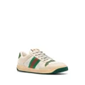 Gucci Screener panelled leather sneakers - Neutrals