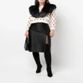 Gucci duchesse silk side-slit skirt - Black