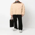 Kenzo quilted zipped coat - Neutrals