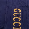 Gucci intarsia-knit logo socks - Blue