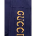 Gucci intarsia-knit logo socks - Blue