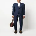 Gucci single-breasted wool-blend suit - Blue