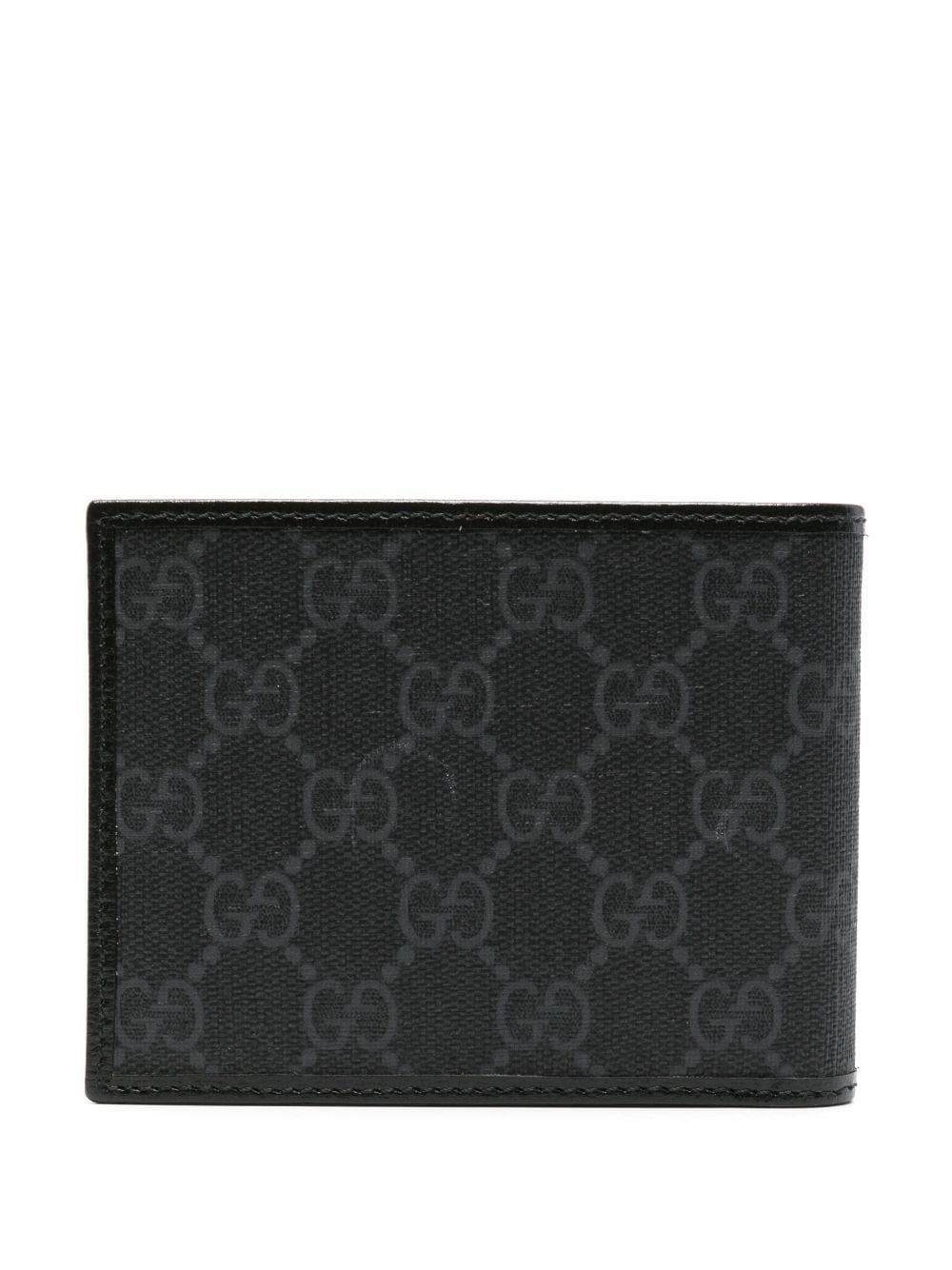 Gucci GG Supreme canvas wallet - Black