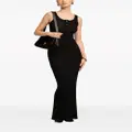 AMI Paris sleeveless cotton maxi dress - Black