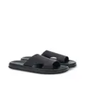Ferragamo cut-out leather sandals - Black