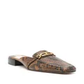 TOM FORD Whitney 35mm leather mules - Brown