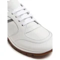Brunello Cucinelli Kids Monili-detail leather sneakers - White