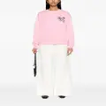 Karl Lagerfeld Varsity KL long-sleeve sweatshirt - Pink