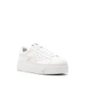 Ash Santana perforated-logo leather sneakers - White
