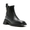 Moncler Gigi 70mm leather Chelsea boots - Black