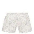 Brunello Cucinelli paisley-print swim shorts - Neutrals