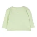 Calvin Klein Kids logo-print cotton-blend T-shirt - Green