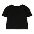 Calvin Klein Kids logo-print cotton-blend T-shirt - Black