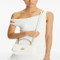 Tory Burch Kira quilted leather tote bag - White
