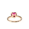 Dodo 9kt rose gold Heart ruby ring - Pink
