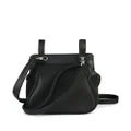 Yohji Yamamoto 2 Way Medicine leather messenger bag - Black