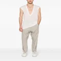Rick Owens tapered organic cotton track pants - Neutrals