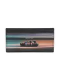 Paul Smith Mini Blur leather card holder - Black