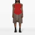 Rick Owens racerback fine-ribbed tank top - Red