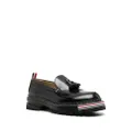 Thom Browne chunky tasselled leather loafers - Black