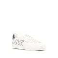 Michael Kors Keating logo-appliqué leather sneakers - White
