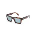 Etnia Barcelona Lluis rectangle-frame sunglasses - Brown