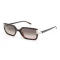 Etnia Barcelona Sarria square-frame sunglasses - Brown