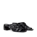3.1 Phillip Lim ID 65mm open-weave leather mules - Black
