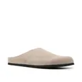 Common Projects embossed-logo leather slippers - Neutrals