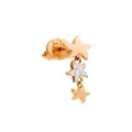Dodo 9kt rose gold Stellina diamond drop earring