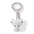 Karl Lagerfeld Ikonik 3D Choupette keychain - White