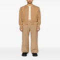 SANDRO wool-blend bomber jacket - Brown