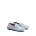 Tod's Gommino chain-motif loafers - Blue