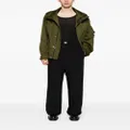 MSGM logo-embroidered cargo jacket - Green