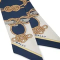 Bally nautical-print silk foulard - Neutrals