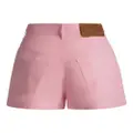 Bally high-waisted cotton shorts - Pink