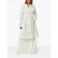 Nina Ricci oversized trench coat - White