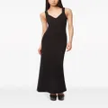 Nina Ricci corset-style maxi dress - Black