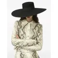 Nina Ricci felted wool capeline hat - Black