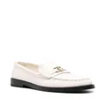 Jimmy Choo Addie leather loafers - White