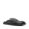 Moncler Bell leather mules - Black